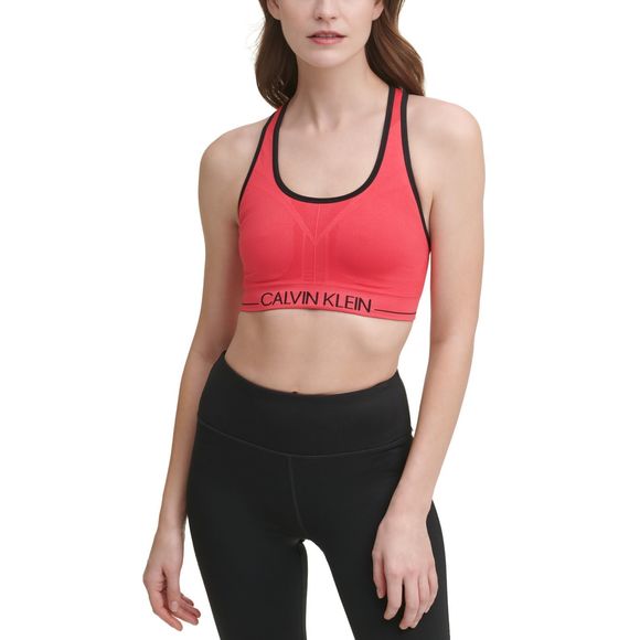 Calvin Klein Womens Performance Seamless Reversible Sports Bra Size X-Small - Picture 2 of 4